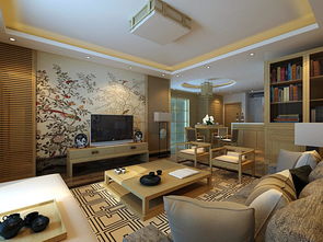 簡約風(fēng)格客廳設(shè)計 沙發(fā)、彩繪墻與電視背景墻的完美融合